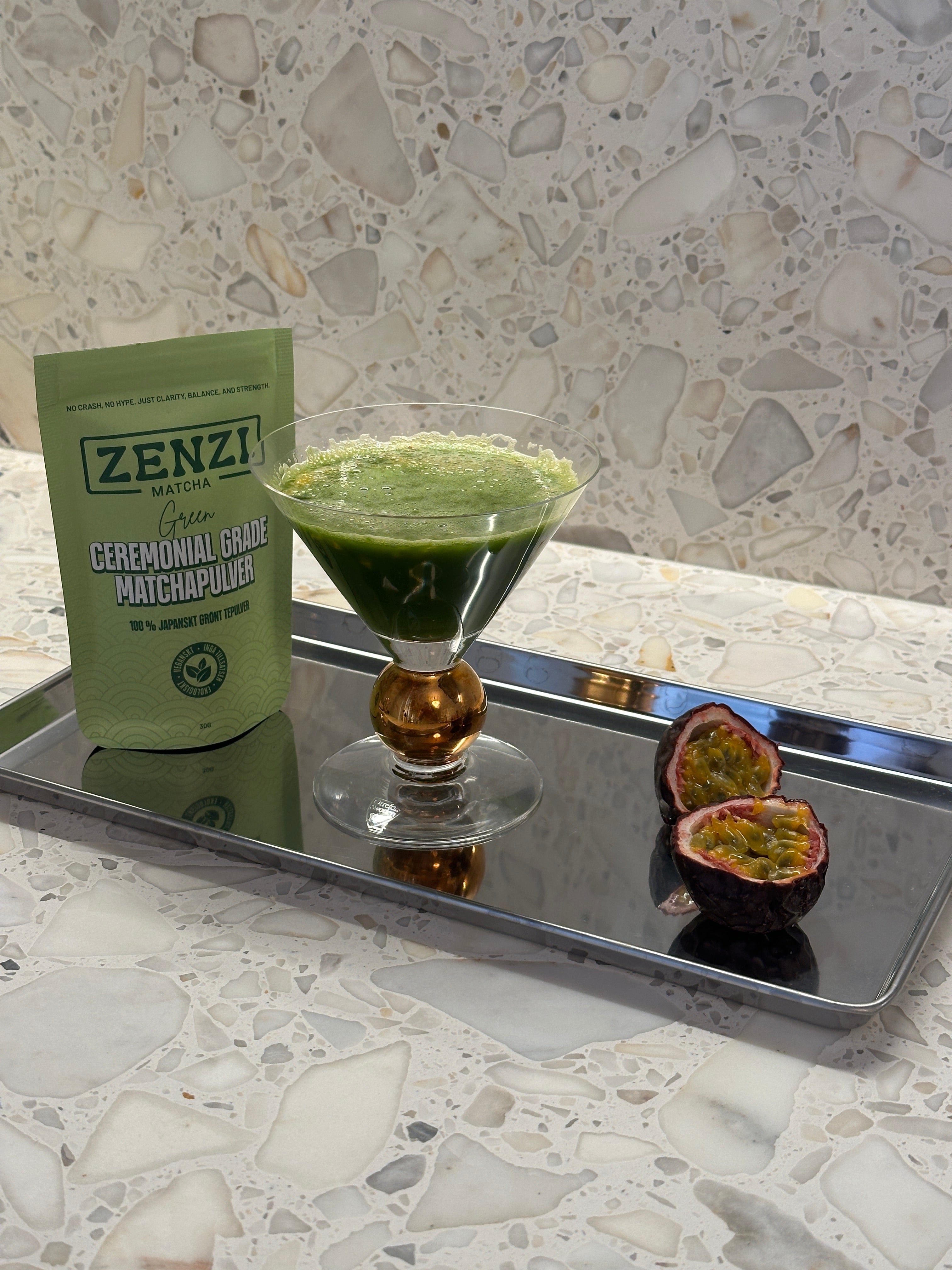 Passion Fruit Matcha – Fresh and Bubbly Matcha Recipe